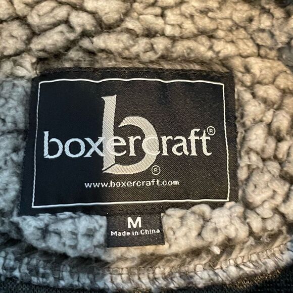 Boxercraft Penn State Sherpa Quarter Zip Pullover Jacket Gray Fleece Long Sleeve - Picture 6 of 7